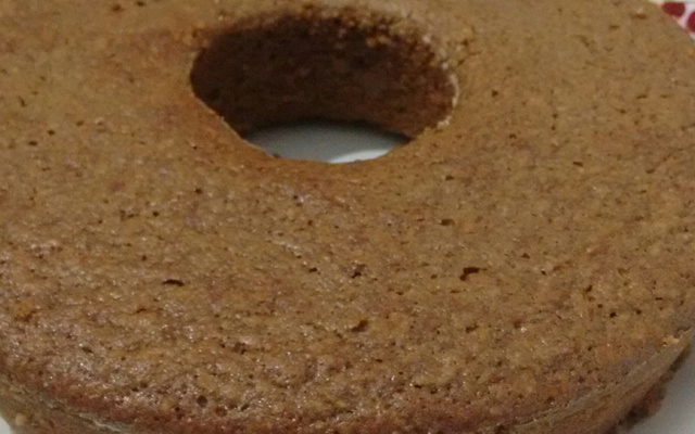 Bolo integral com iogurte e banana