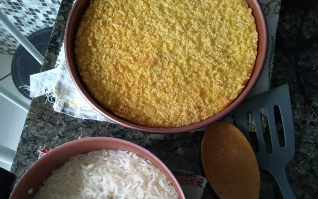Escondidinho de batata com carne seca
