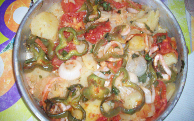 Filé de peixe ao forno