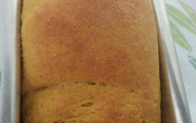 Pão de cenoura  saudável