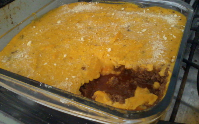 Escondidinho de carne moída