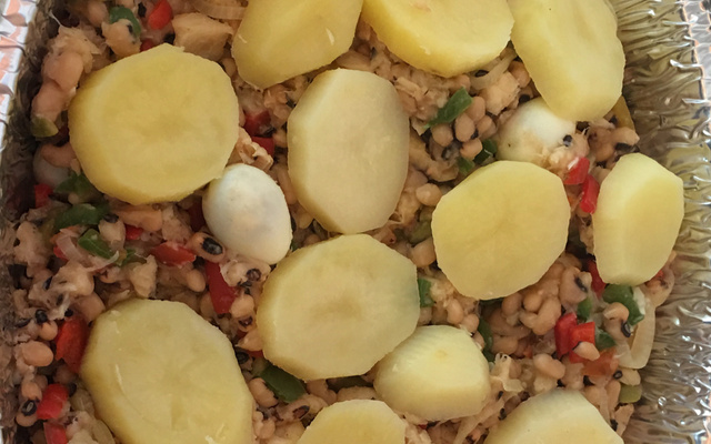 Salada prática de bacalhau