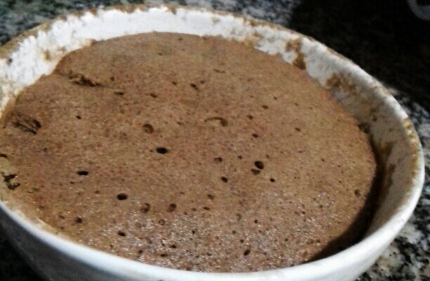 Bolo de caneca no micro-ondas