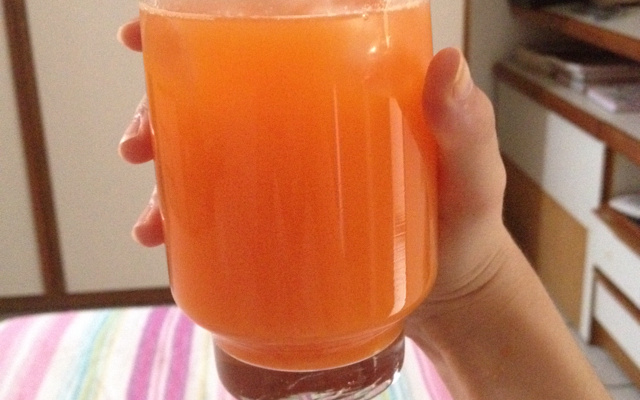 Suco de cenoura