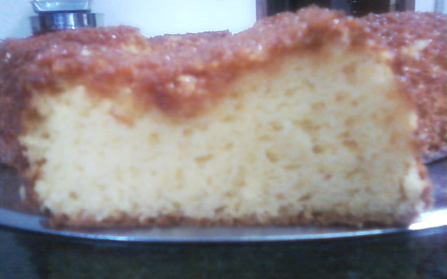 Bolo de milho sem glúten