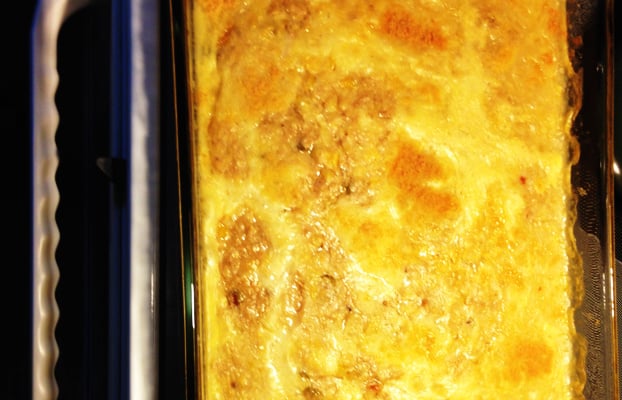 Escondidinho de atum da Samy