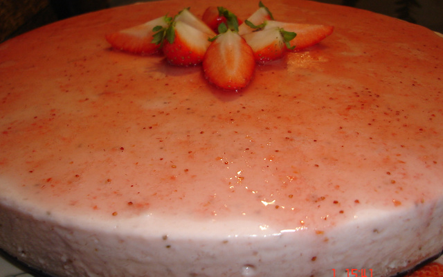 Cheesecake de morango