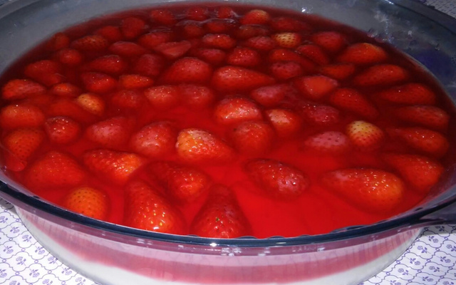 Sobremesa de morango