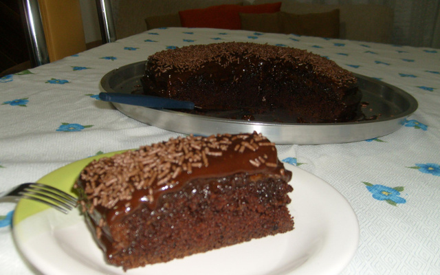 Bolo de chocolate original