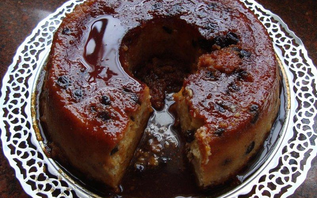 Pudim de pão sem leite condensado