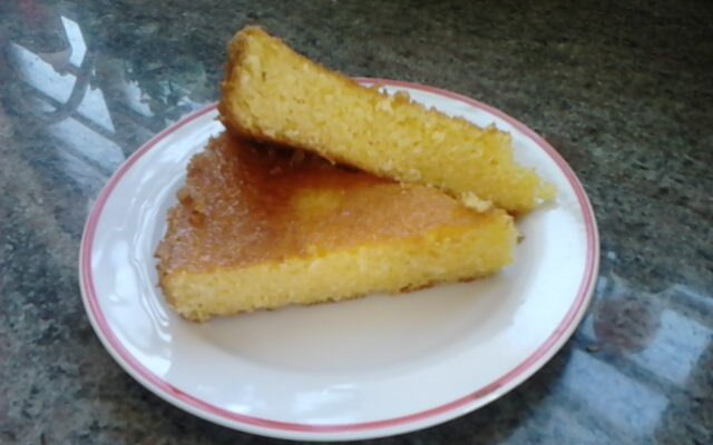 Bolo de farinha de milho