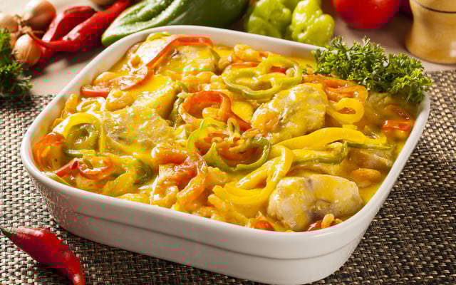 Moqueca de peixe na air fryer