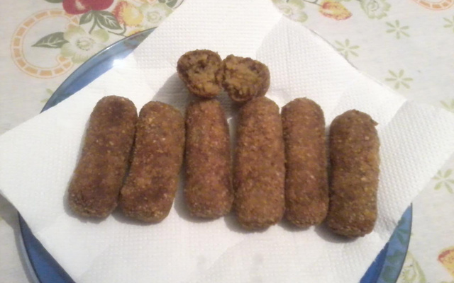 Croquete de carne moida sem batata