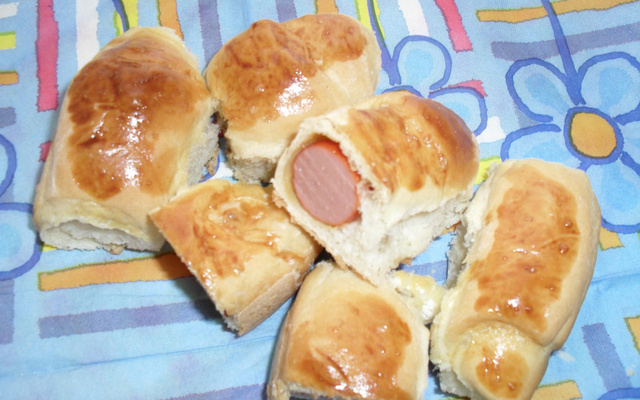 Enroladinho de salsicha