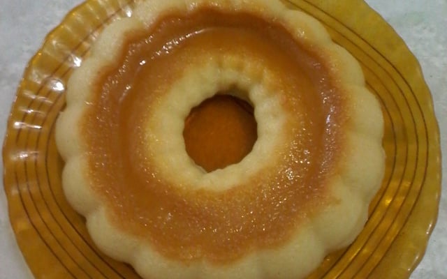 Pudim de pão de micro-ondas