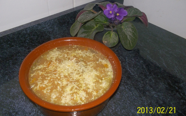 Sopa de legumes com feijão