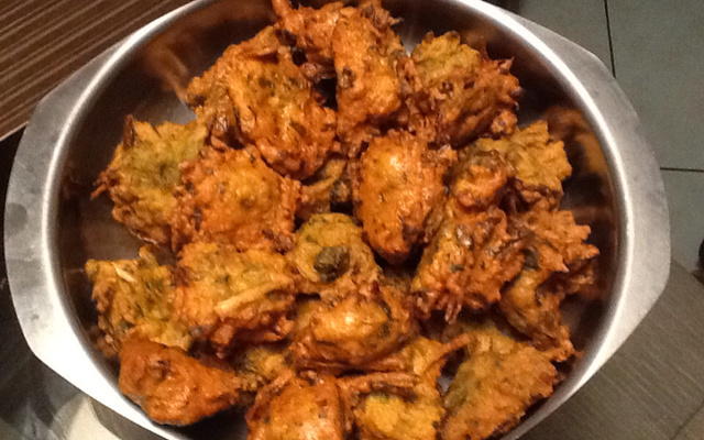 Bolinho de talo de espinafre