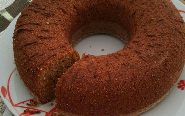 Bolo simples integral para diabéticos