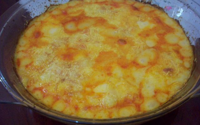 Frango com creme de milho