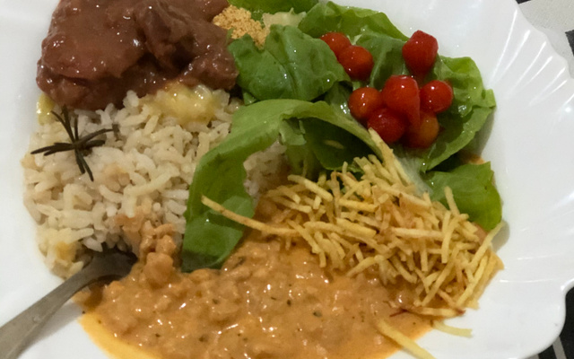 Estrogonofe de carne de soja