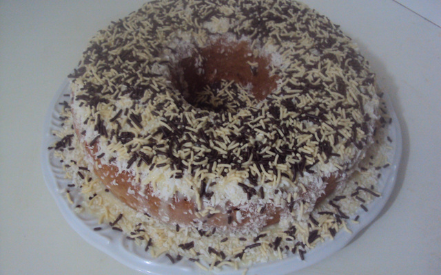 Bolo de leite condensando com coco
