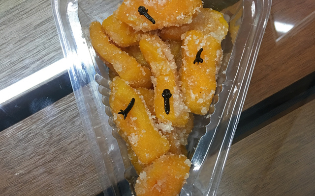 Doce de abóbora com cal (em pedaços)