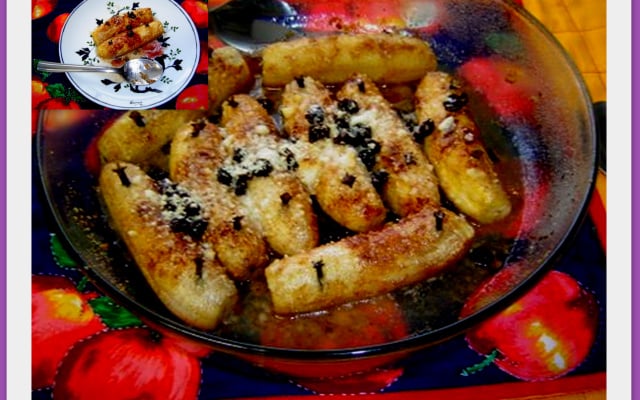 Bananas ao forno