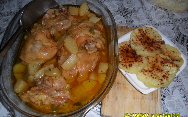 Frango assado da gisa