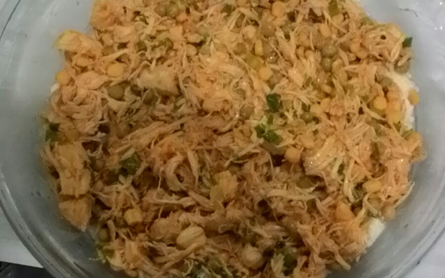 Escondidinho de aipim com frango