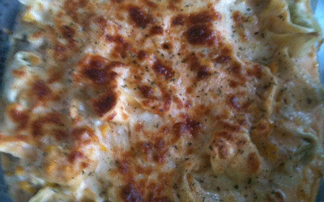 Torteloni de espinafre com ricota