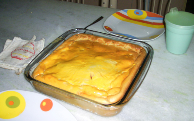 Pastelão de frango com palmito da Diana