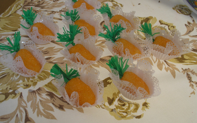 Docinhos de cenouras - cenourinhas de Páscoa