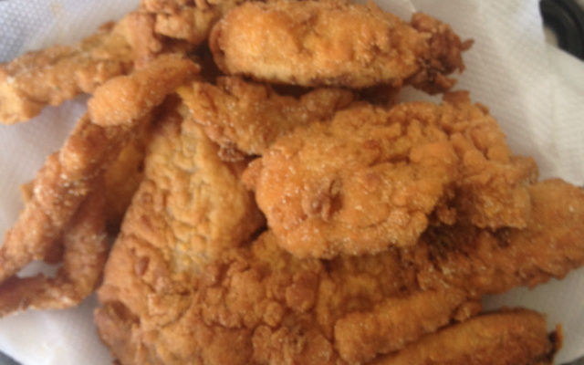 Filé de peixe empanado