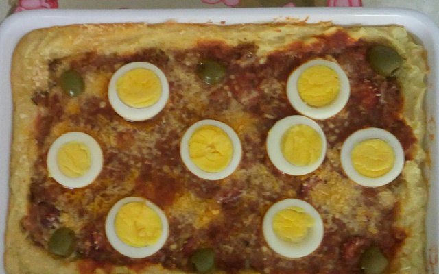 Batata e carne moída ao forno do Lúcio Cezar