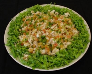 Salada de filé de pescada