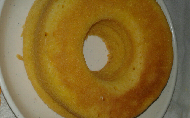 Bolo de macaxeira com leite de coco