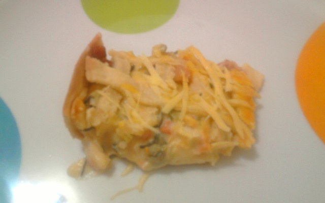 Torta cremosa de palmito