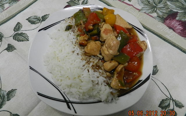 Frango xadrez da Kell