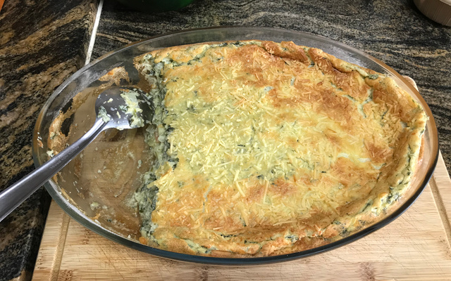 Souflê Especial de Espinafre e Chuchu