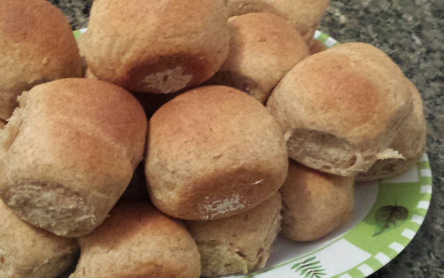 Pão de farelo de trigo e trigo integral