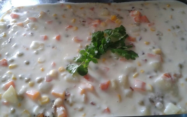 Peito de frango ao molho branco