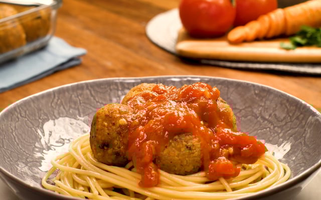 Almôndega de grão-de-bico