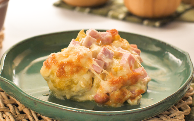 Couve-flor gratinada