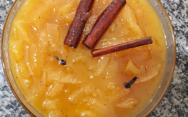 Doce de casca de maracujá