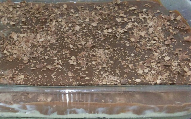 Pavê de chocolate com coco