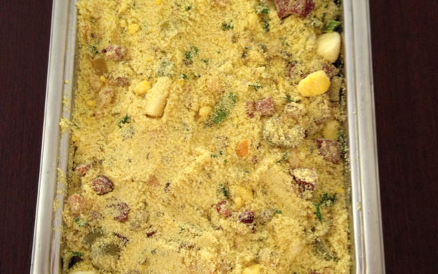 Farofa fácil de Natal