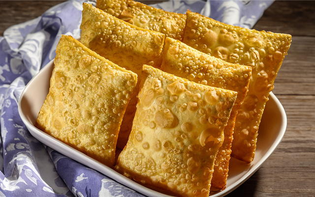 Massa de pastel de feira profissional