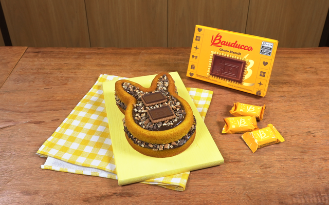 Bolo de Cenoura com Choco Biscuit