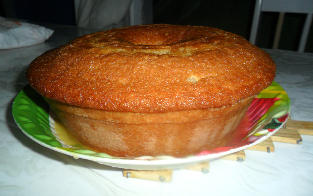 Bolo delícia de laranja