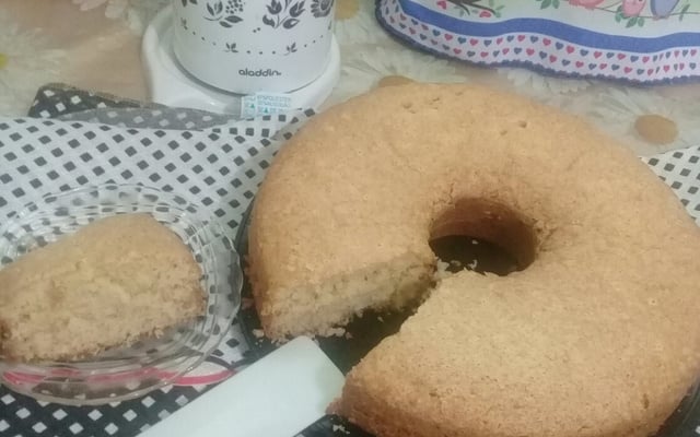 Bolo simples só com 1 ovo